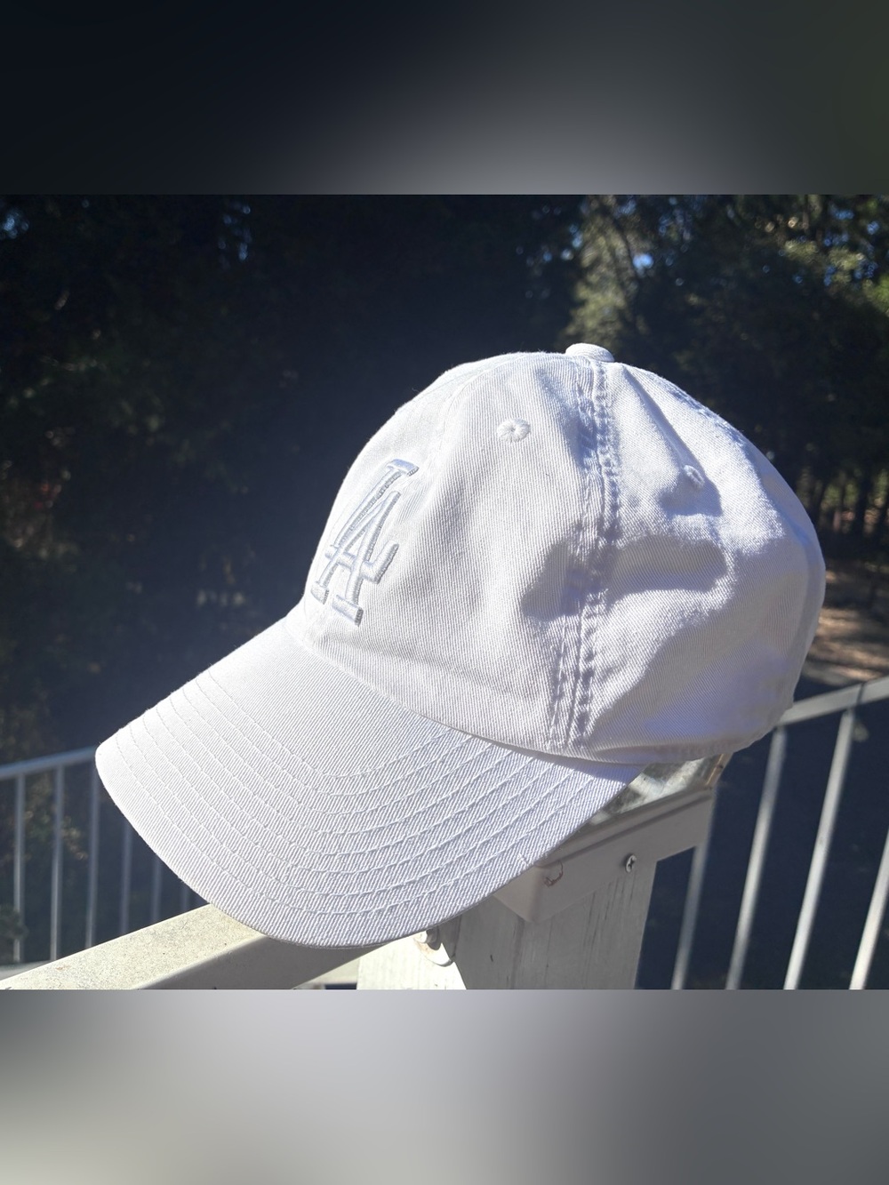 Unisex Adult American Needle Cooperstown MLB LA Dodgers Baseball Cap in White - Picture 2 of 5